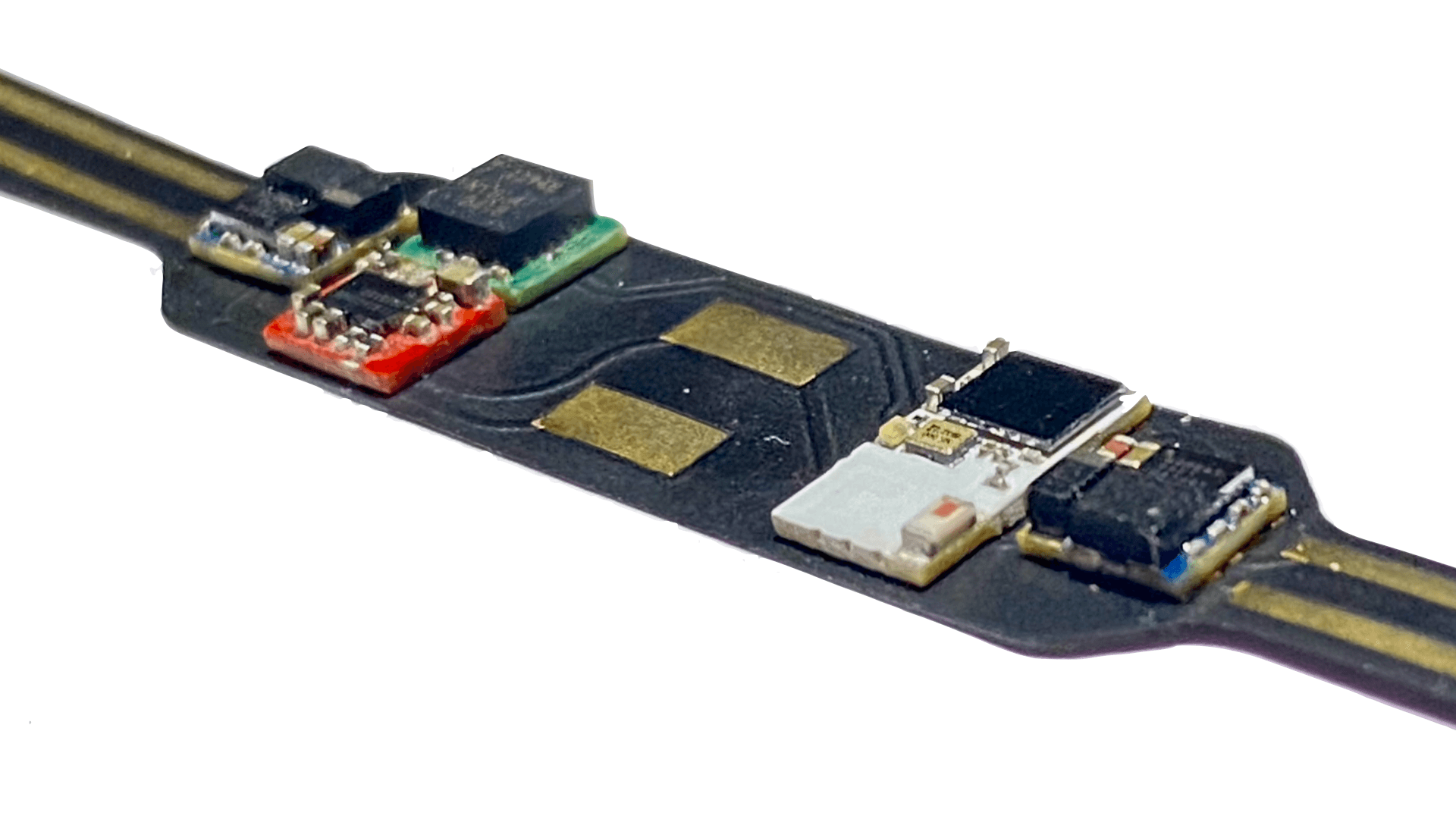 Tiles assembled onto a flexible carrier board